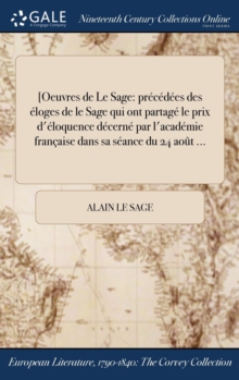 Image for [Oeuvres de Le Sage