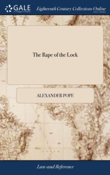 Image for The Rape of the Lock : An Heroi-comical Poem. In Five Canto's. Written by Mr. Pope. The Fifth Edition Corrected