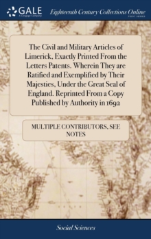 Image for THE CIVIL AND MILITARY ARTICLES OF LIMER