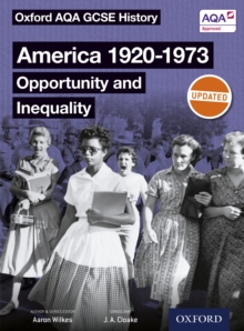 Image for Oxford AQA GCSE History: America 1920-1973: Opportunity and Inequality