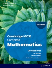 Image for Cambridge IGCSE complete mathematics extended: Student book