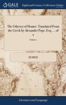 Image for THE ODYSSEY OF HOMER. TRANSLATED FROM TH