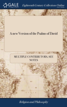 Image for A new Version of the Psalms of David