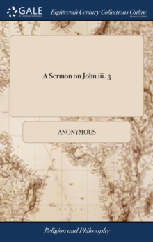 Image for A Sermon on John iii. 3