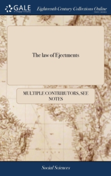 Image for The law of Ejectments
