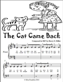 Image for Cat Came Back - Beginner Piano Sheet Music Tadpole Edition