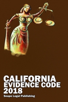 Image for California Evidence Code 2018