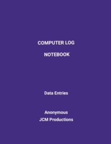 Image for Computer Log Notebook : Data Log Entries