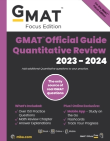 Image for GMAT Official Guide Quantitative Review 2023-2024, Focus Edition