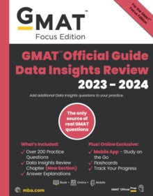 Image for GMAT Official Guide Data Insights Review 2023-2024, Focus Edition