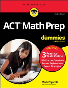 Image for ACT math prep for dummies  : book + 3 practice tests online