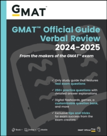 Image for GMAT Official Guide Verbal Review 2024-2025: Book + Online Question Bank