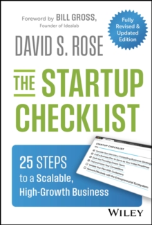 The Startup Checklist - Rose, David S. (Yale University; Stevens Institute of Technology)