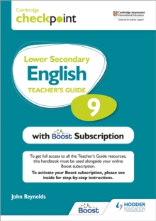 Image for Cambridge Checkpoint Lower Secondary English Teacher's Guide 9 with Boost Subscription