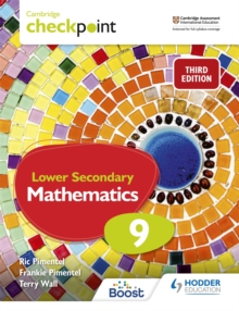 Image for Cambridge checkpoint lower secondary mathematics9,: Student's book
