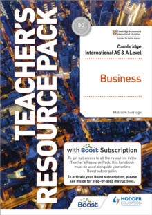 Image for Cambridge international AS & A level business: Teacher's resource pack