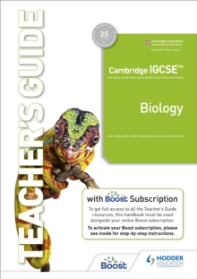 Image for Cambridge IGCSE biology: Teacher's guide with Boost subscription