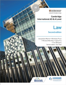 Image for Cambridge International AS and A Level Law Second Edition