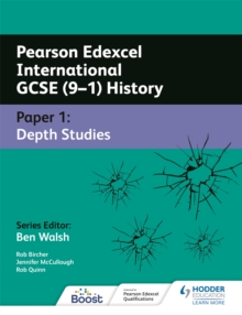 Image for Pearson Edexcel International GCSE (9-1) historyPaper 1,: Depth studies