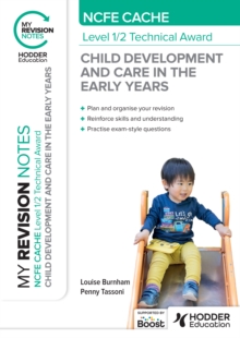 Image for NCFE CACHE Level 1/2 Technical Award in Child Development and Care in the Early Years