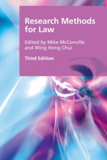 Research Methods for Law - McConville, Mike