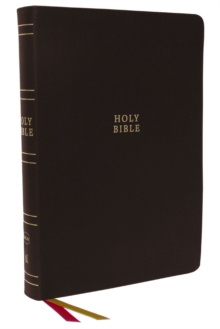 NKJV Holy Bible, Super Giant Print Reference Bible, Brown Bonded Leather, 43,000 Cross References, Red Letter, Comfort Print: New King James Version