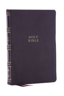 Image for NKJV, Compact Center-Column Reference Bible, Gray Leathersoft, Red Letter, Comfort Print