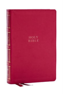 Image for NKJV, Compact Center-Column Reference Bible, Dark Rose Leathersoft, Red Letter, Comfort Print