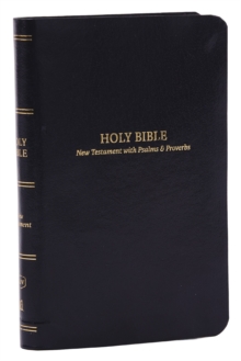 Image for KJV Holy Bible: Pocket New Testament with Psalms and Proverbs, Black Leatherflex, Red Letter, Comfort Print: King James Version