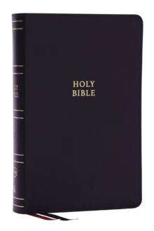 Image for NKJV, Single-Column Reference Bible, Verse-by-verse, Black Bonded Leather, Red Letter, Comfort Print