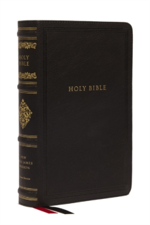 Image for NKJV Large Print Reference Bible, Black Leathersoft, Red Letter, Comfort Print, Thumb Indexed (Sovereign Collection)