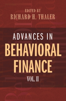 Image for Advances in behavioral finance