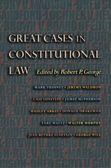 Image for Great Cases in Constitutional Law