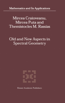 Image for Old and New Aspects in Spectral Geometry