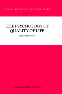 Image for The Psychology of Quality of Life