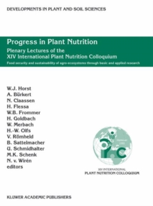 Image for Progress in plant nutrition  : plenary lecture of the XIV International Plant Nutrition Colloquium