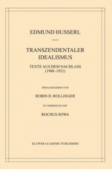 Image for Transzendentaler Idealismus
