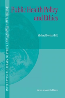 Image for Public health policy and ethics
