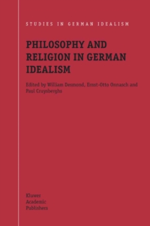 Image for Philosophy and religion in German idealism