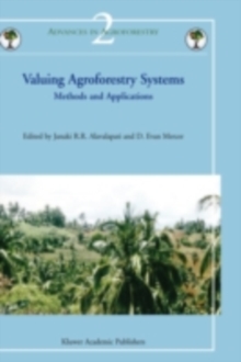 Image for Valuing agroforestry systems: methods and applications