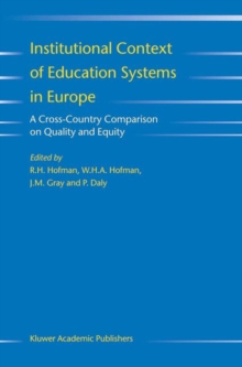 Image for Institutional Context of Education Systems in Europe