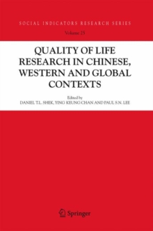 Image for Quality-of-Life Research in Chinese, Western and Global Contexts