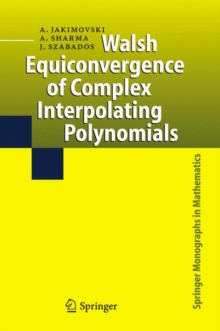 Image for Walsh Equiconvergence of Complex Interpolating Polynomials
