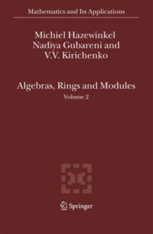 Image for Algebras, Rings and Modules : Volume 2