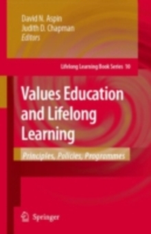 Image for Values Education and Lifelong Learning.