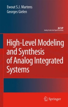 Image for High-level modeling and synthesis of analog integrated systems