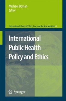 Image for International Public Health Policy and Ethics