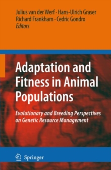 Image for Adaptation and Fitness in Animal Populations