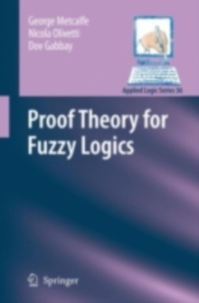 Image for Proof theory for fuzzy logics