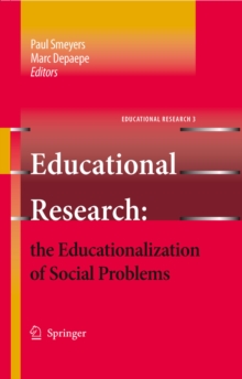 Image for The educationalization of social problems